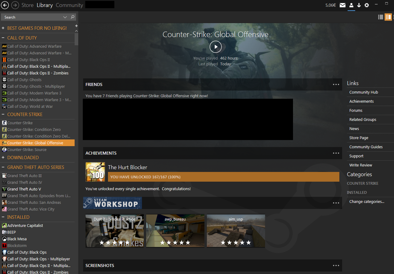 SOLD - STEAM ACCOUNT [383 Games] [1 Vac Ban] [CHEAP] | EpicNPC Marketplace