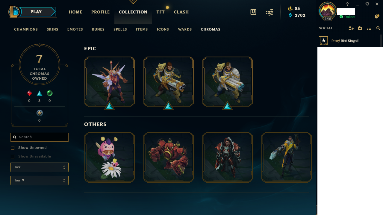 Trading EUNE League of Legends 82 skins All