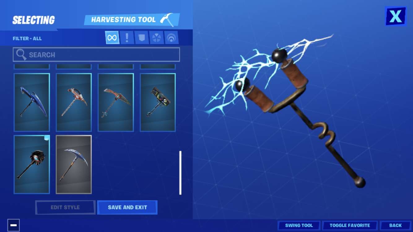 Black knight john wick ac/dc pickaxe and a lot more skins and rare ...