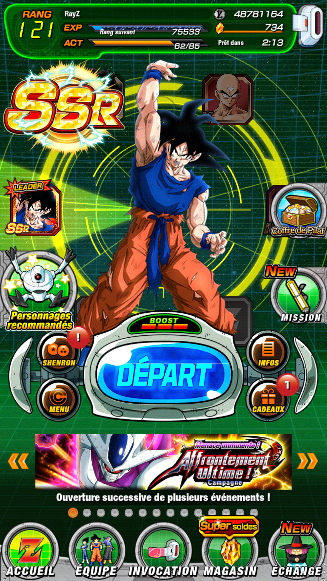 Selling [ACCOUNT] Dokkan Dragon Stone +400 Account Global ! EpicNPC