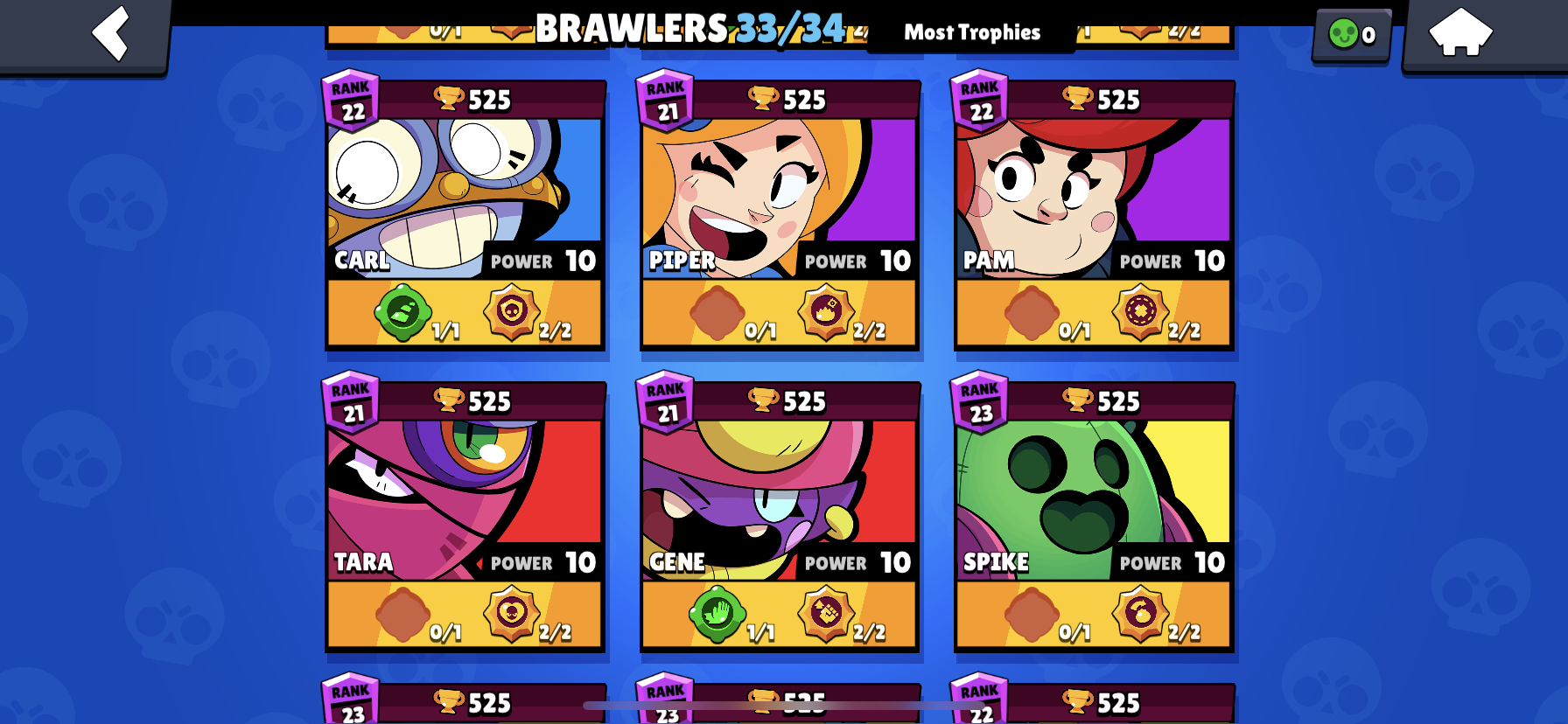 Selling BRAWL STARS / Super account! Brawlers 33 from 34 fully ranked EpicNPC Marketplace