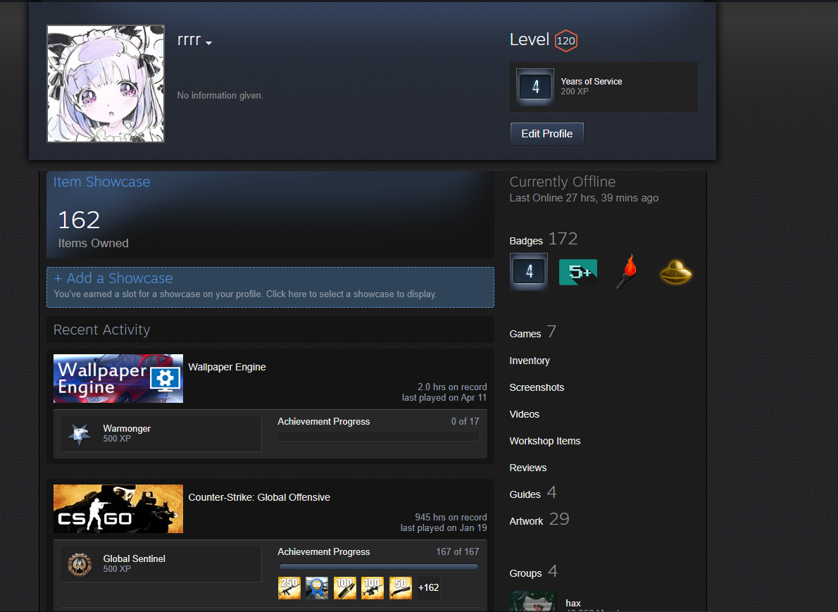 free steam account cs go