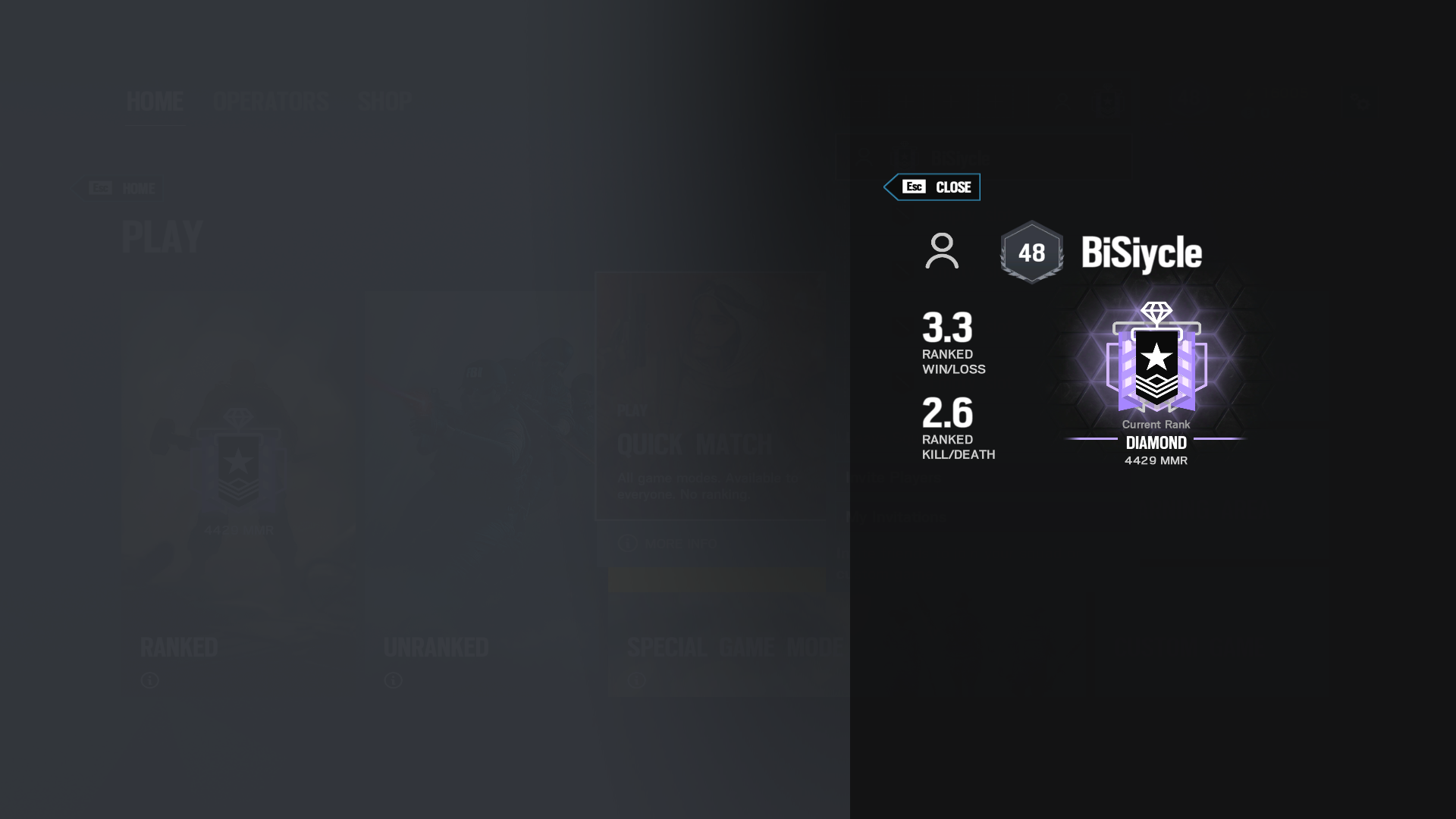 Selling Rainbow Six Siege Diamond Acc For 55 60 Epicnpc Marketplace Selling Rainbow Six Siege Diamond Acc For 55 60 Epicnpc Marketplace