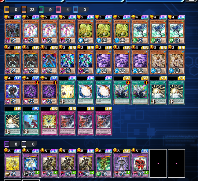 YuGiOh Duel links account with all meta decks and staple cards