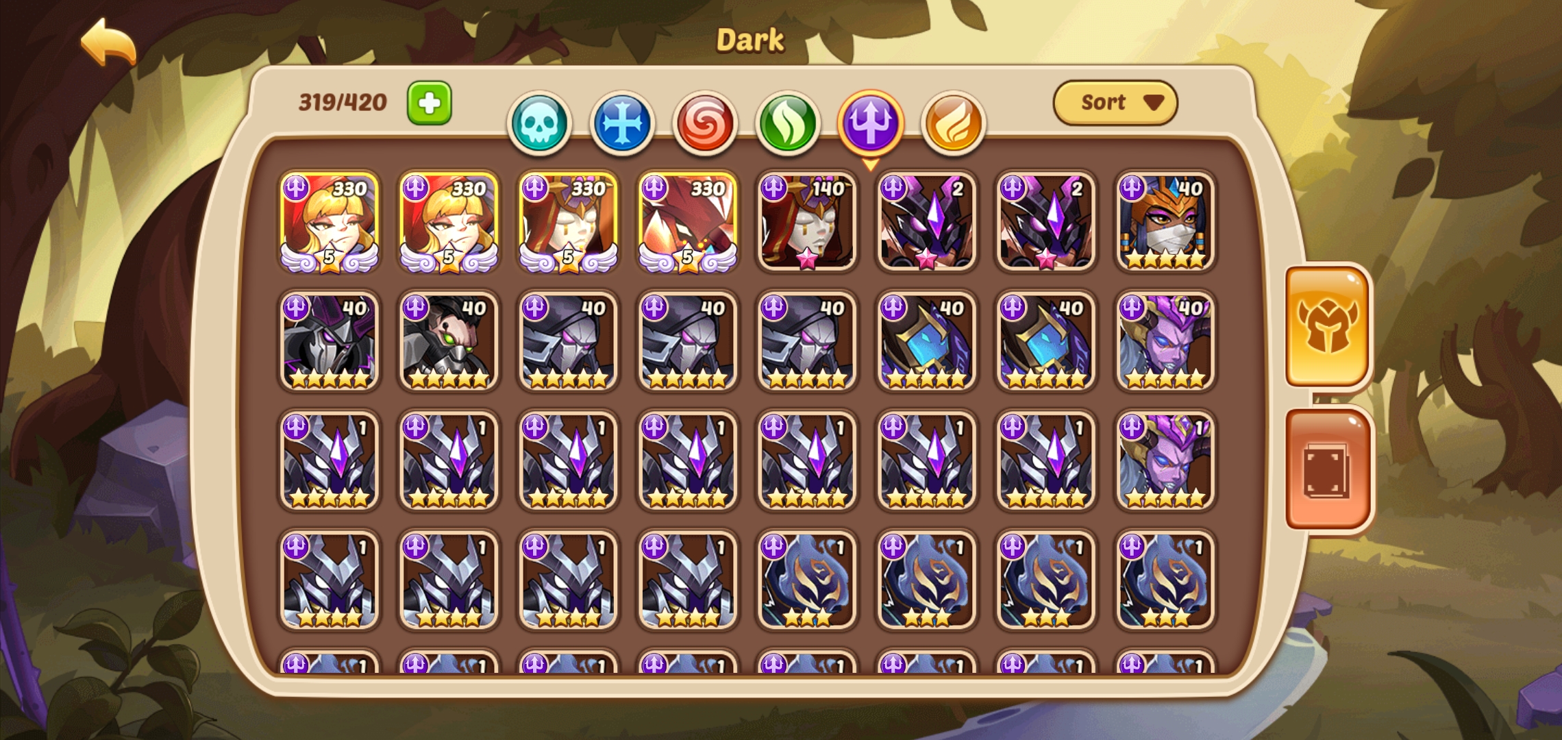 selling my android server idle heroes account. Vip8 with near 9. Lvl
