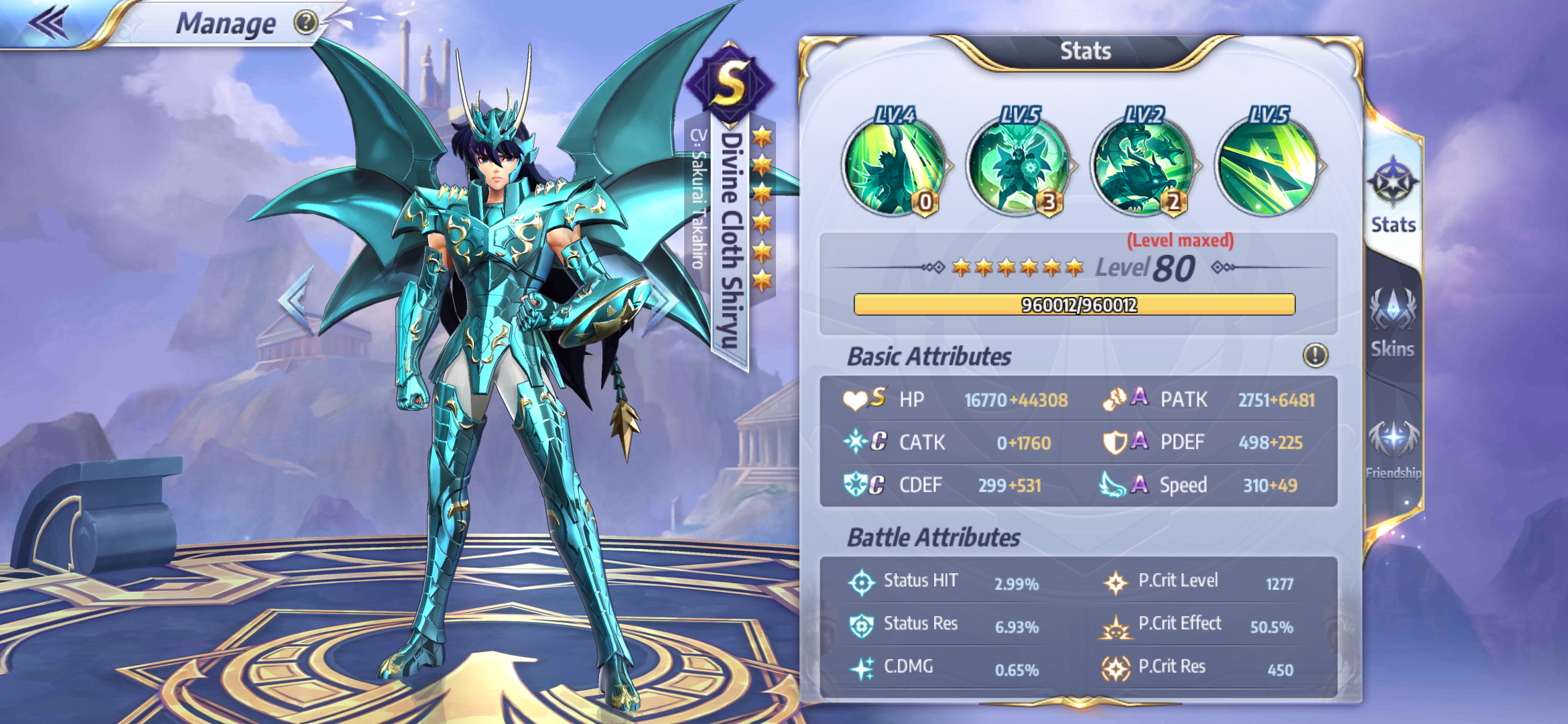 saint seiya kotz game