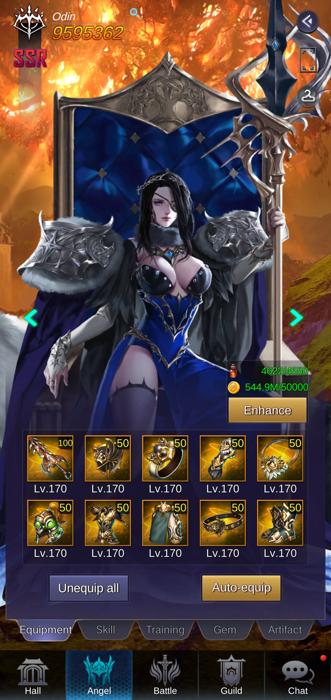 SOLD Idle Angels Top Tier End Game Account, top 1 Arena, top 1