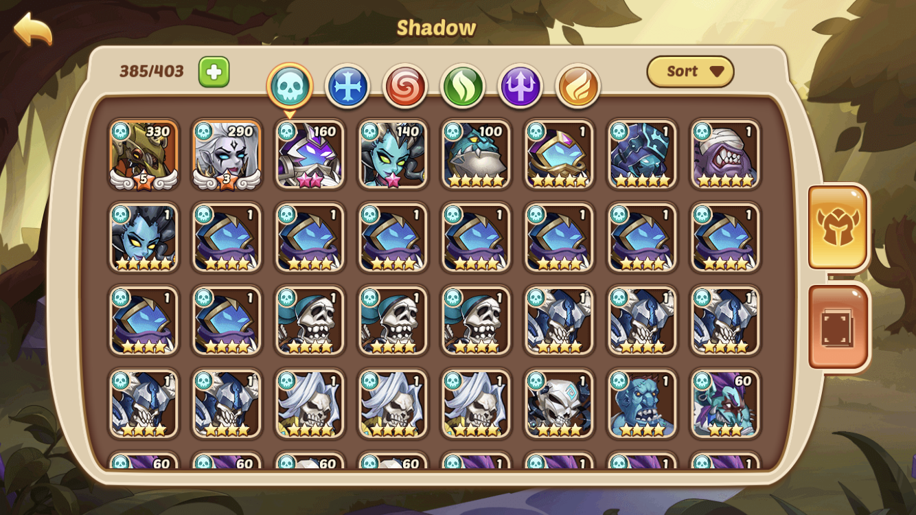 Idle heroes account for sale, lvl 290, vip 10 EpicNPC Marketplace