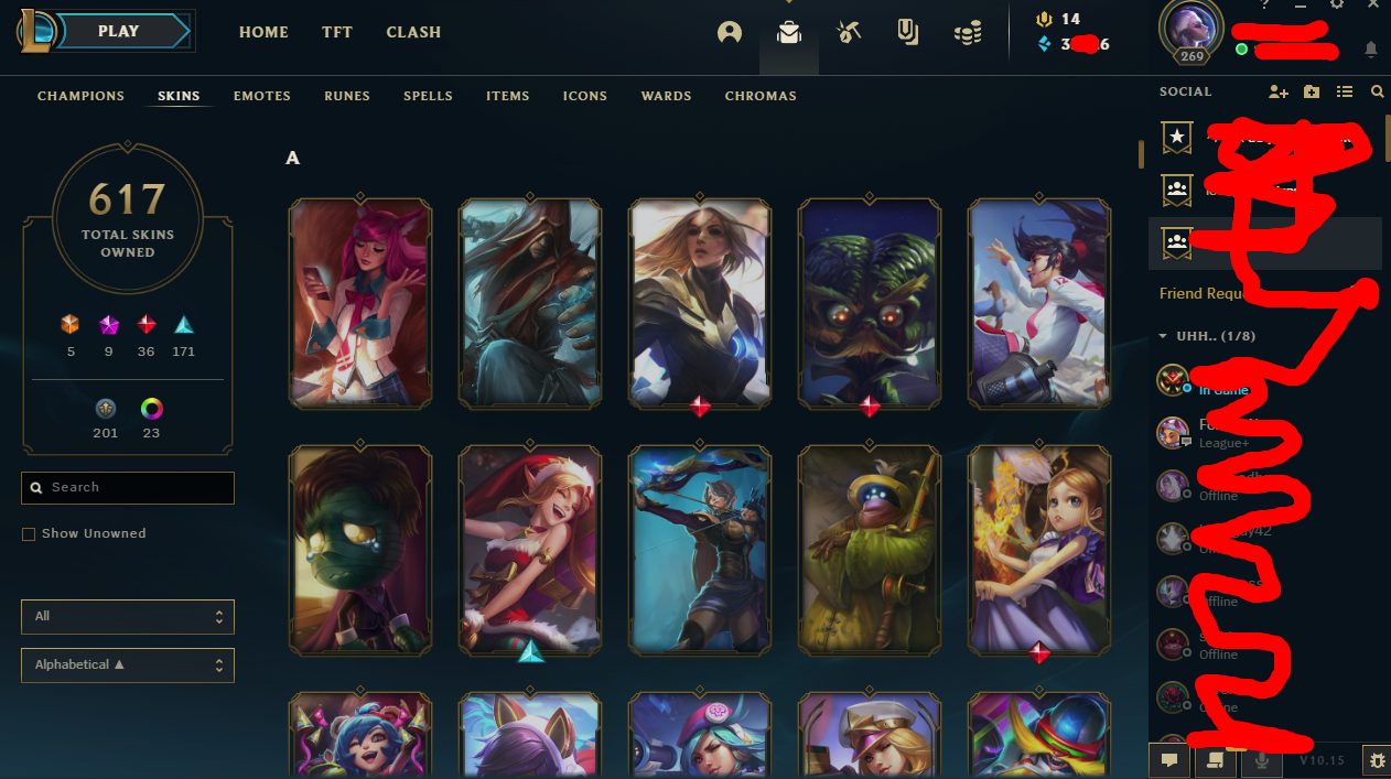 Sold 10 Years Of League 617 Skins Lvl 269 Epicnpc Marketplace Sold 10 Years Of League 617 Skins Lvl 269 Epicnpc Marketplace
