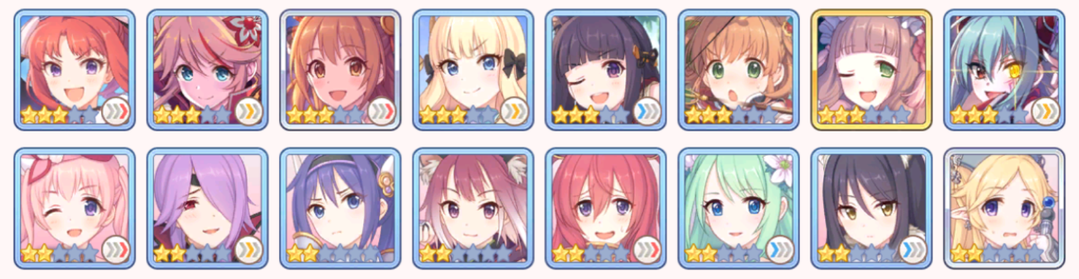 Princess Connect Re:Dive Starter Account With 20 3* With NY Yui