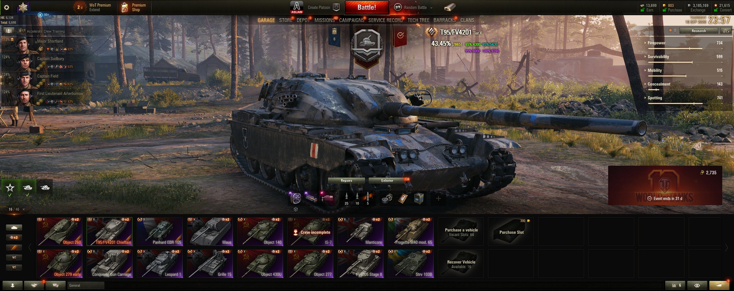Selling Account Qpt1109wot Asia 279e T95 Fv41 Chieftain Obj 260 Epicnpc Marketplace