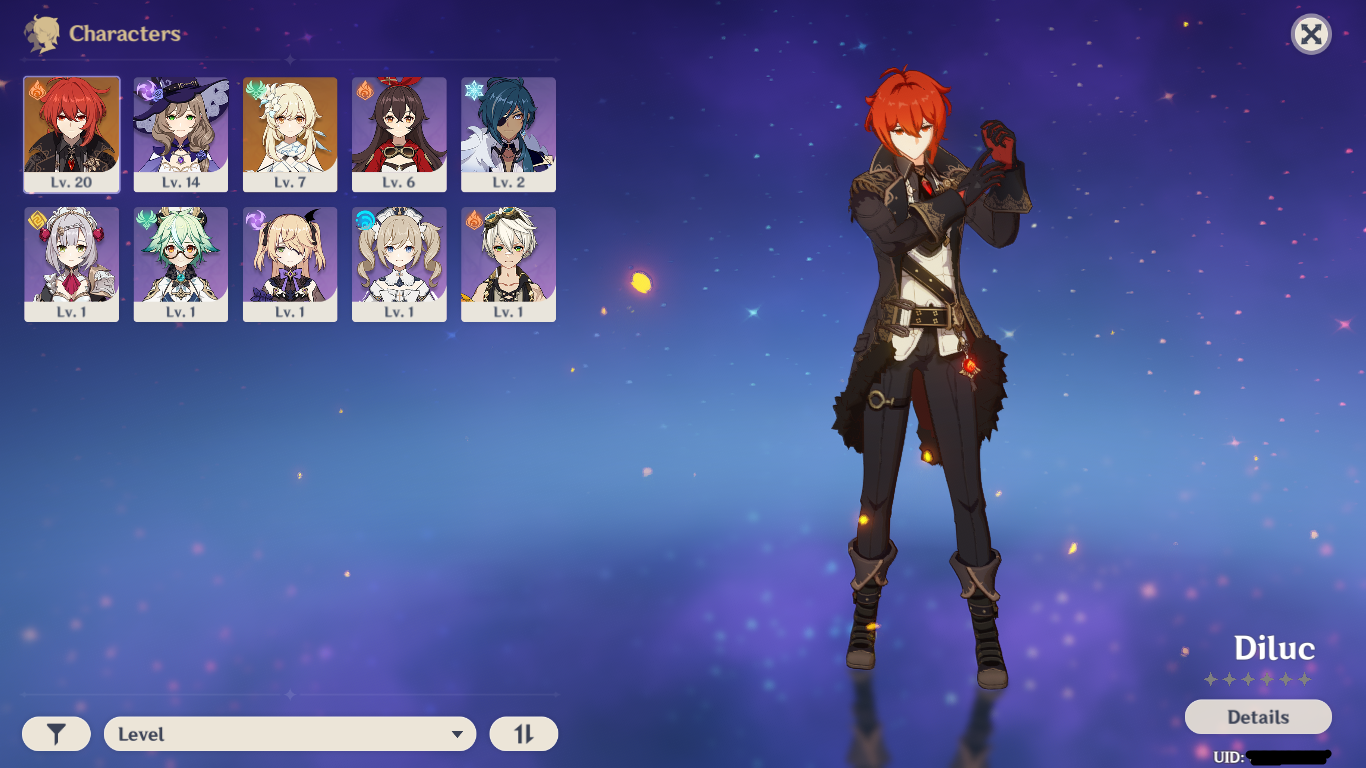 SOLD Selling AR 10 DUP Diluc & 2H sword *4 EpicNPC