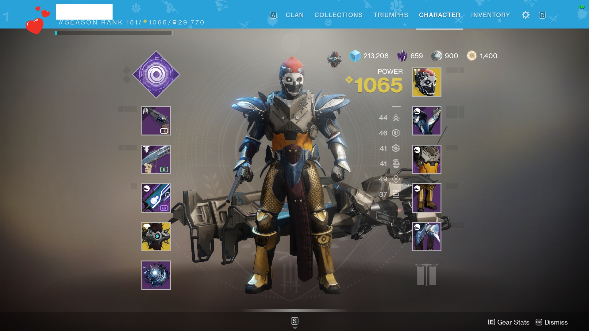 SOLD D2 PC account (Raid exotics, PVP godrolls, pinnacles) 350