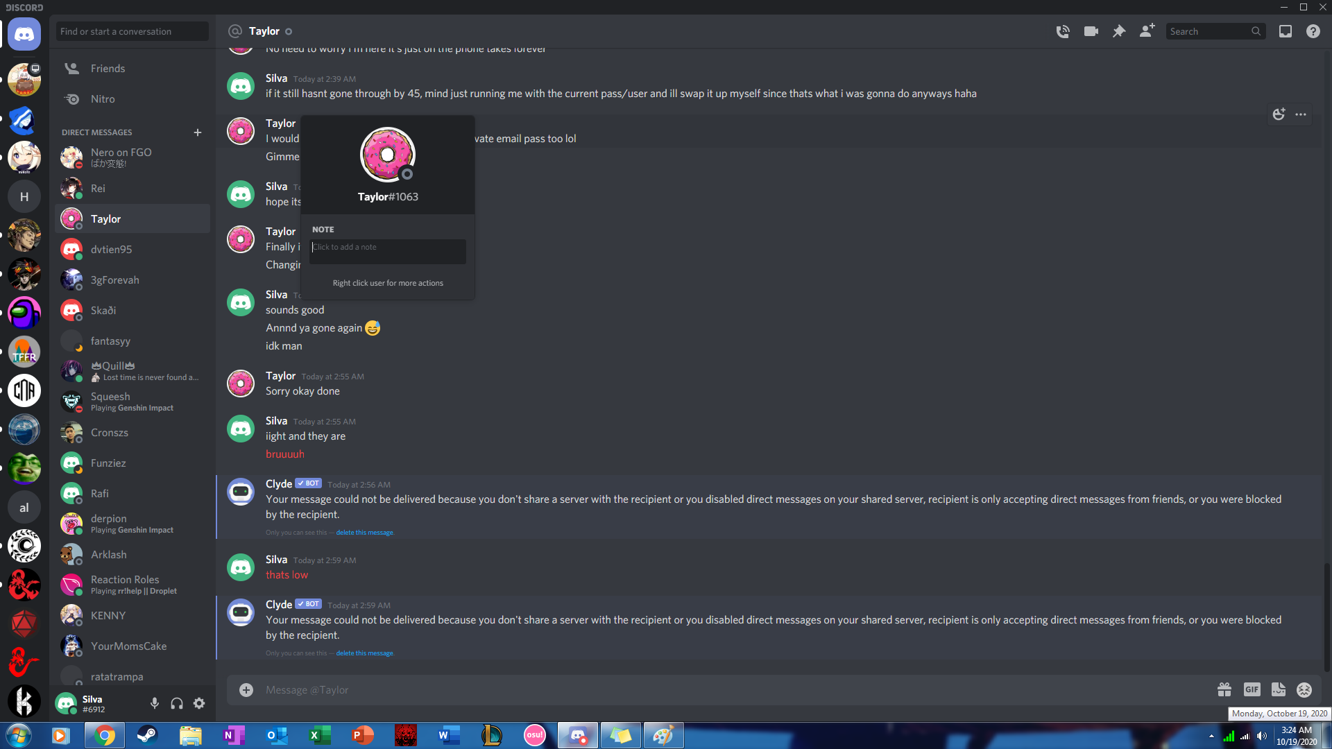 Was scammed for a genshin account by user godDiluc | EpicNPC Marketplace