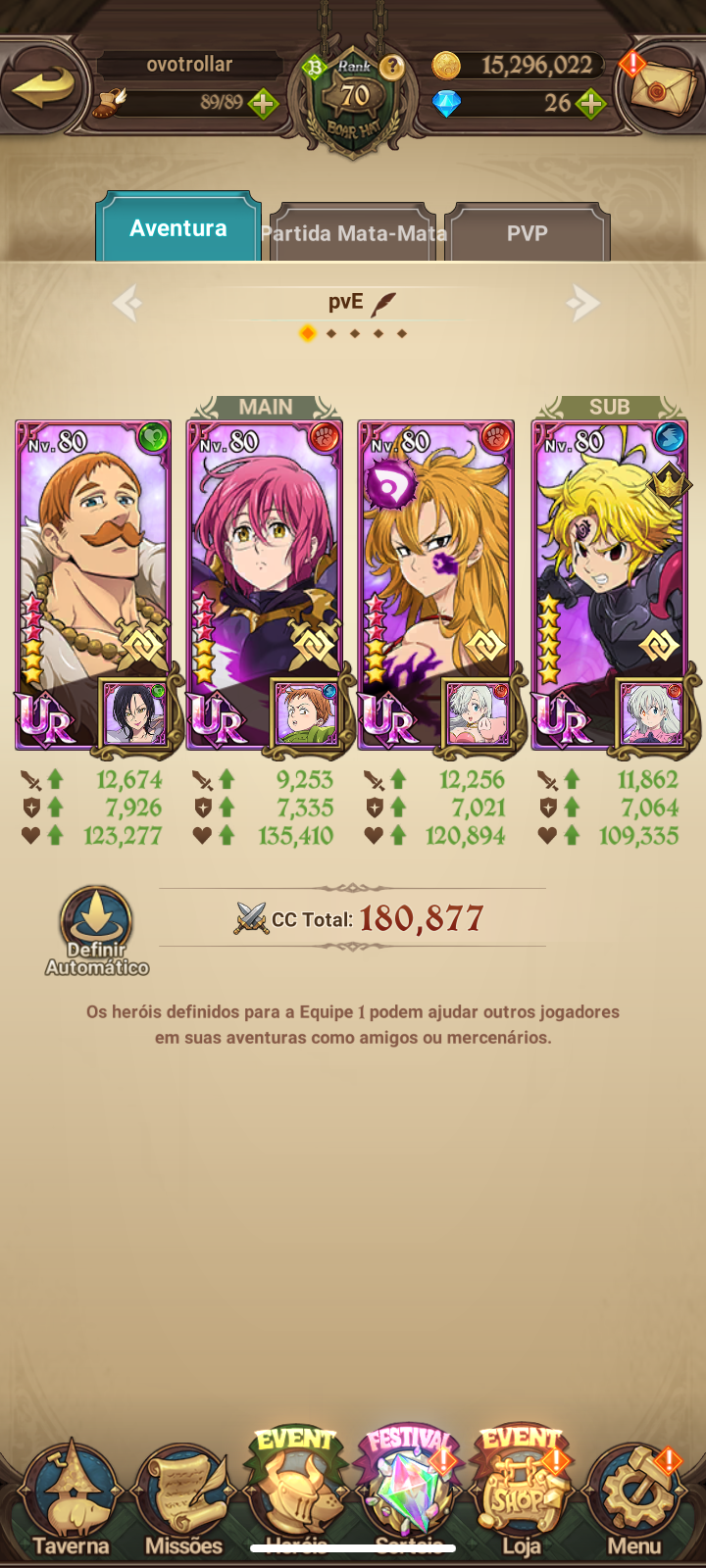 Trading - Troco minha conta do 7ds por uma no ep7 avançada | EpicNPC ...