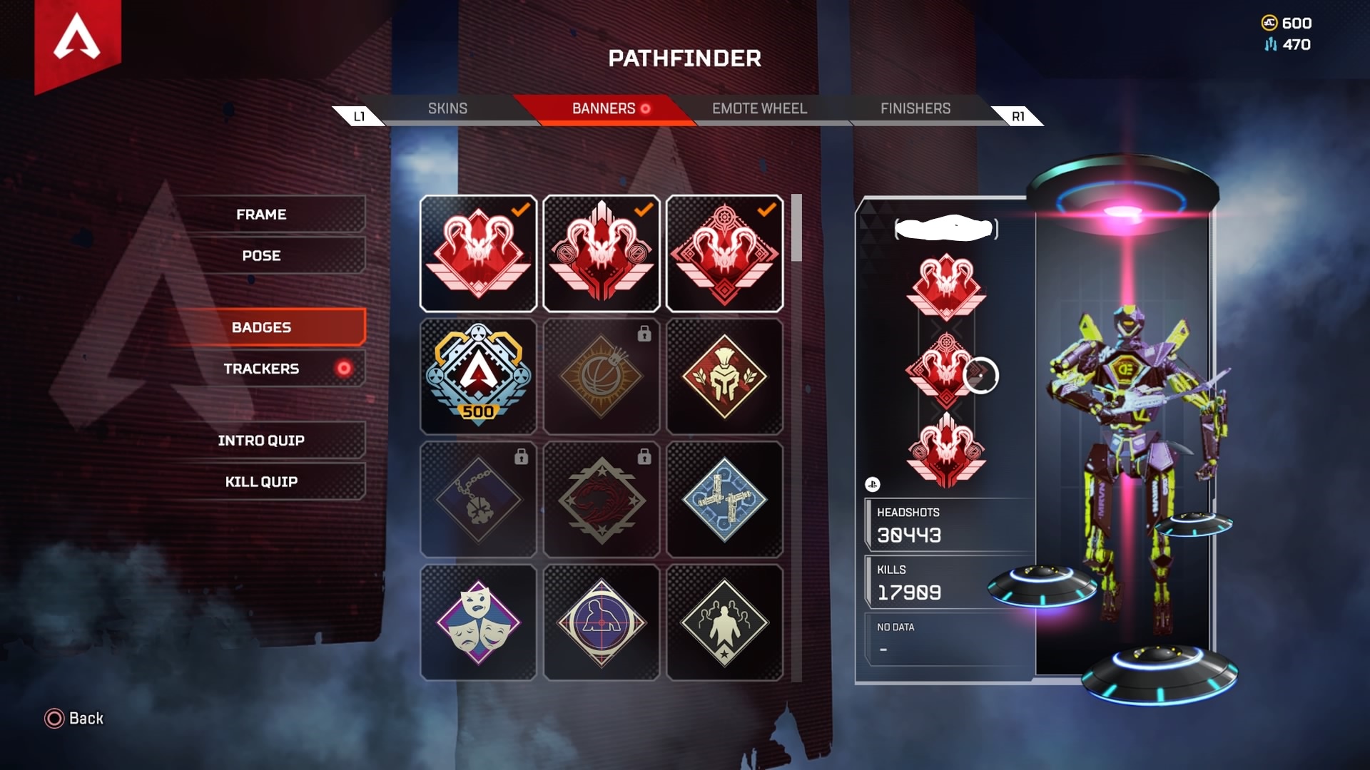 apex predator badge account trail pathfinder triple ps4 s2 s5 epicnpc threads sold