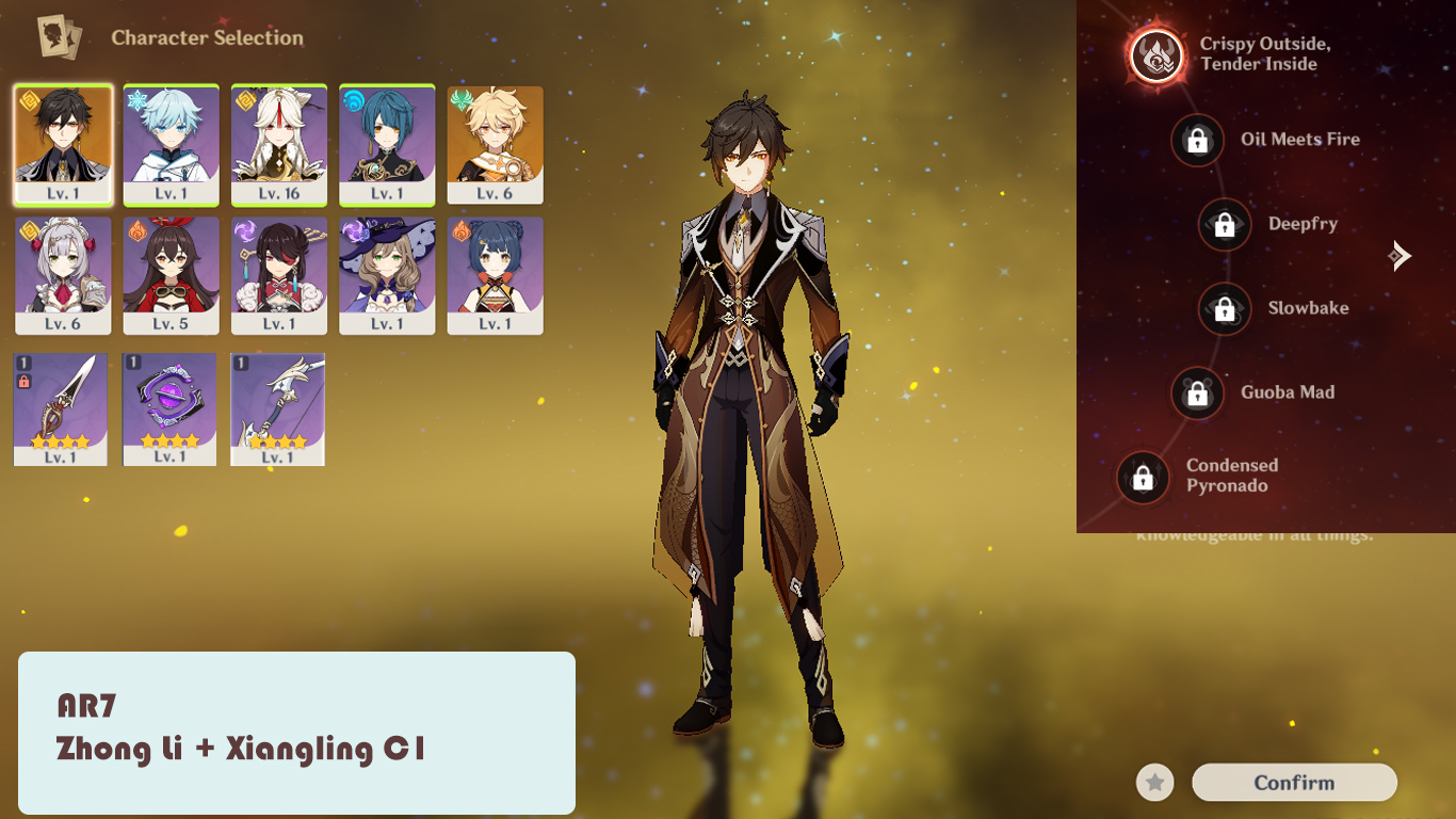 Selling - Selling Limited Character Starter Account Klee/Zhongli/Keqing