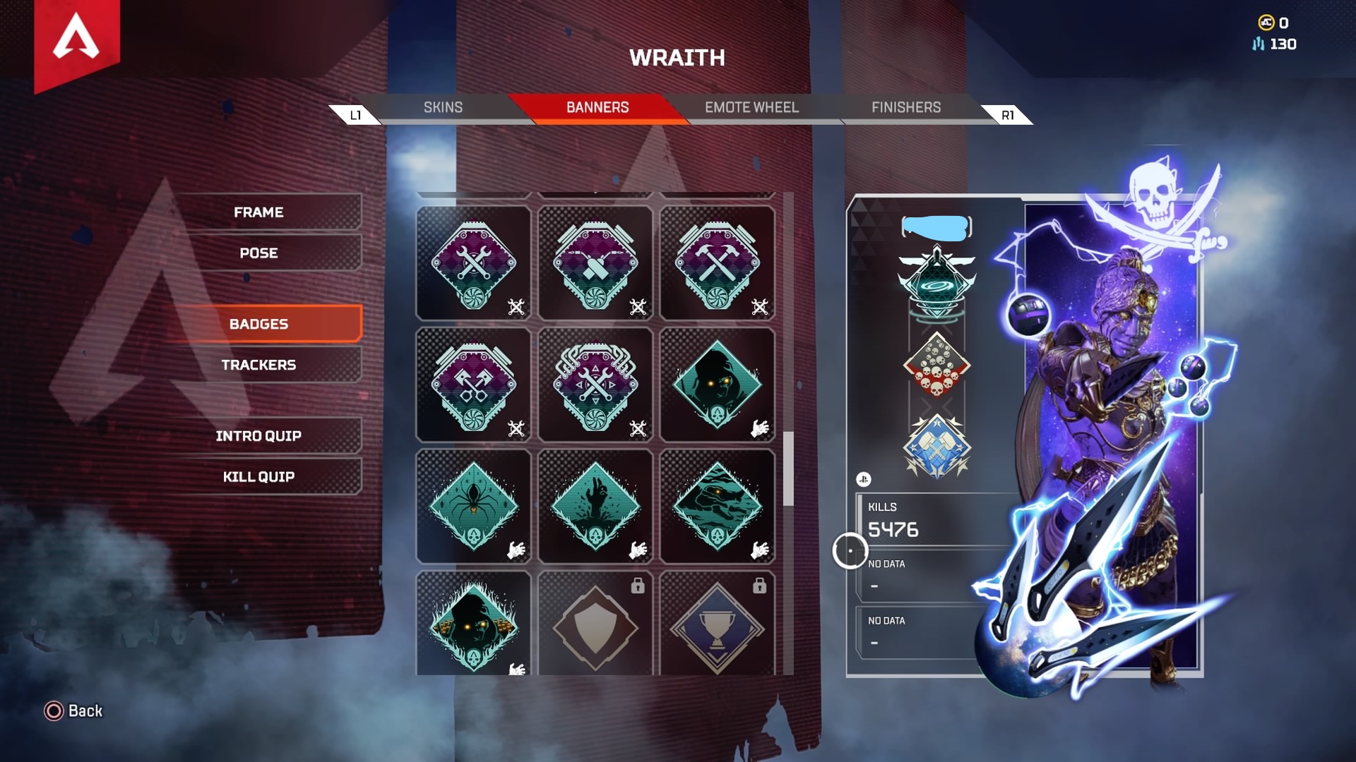Selling - Apex Legends account 4.8kd 10k kills multiple 20k/4k wraith