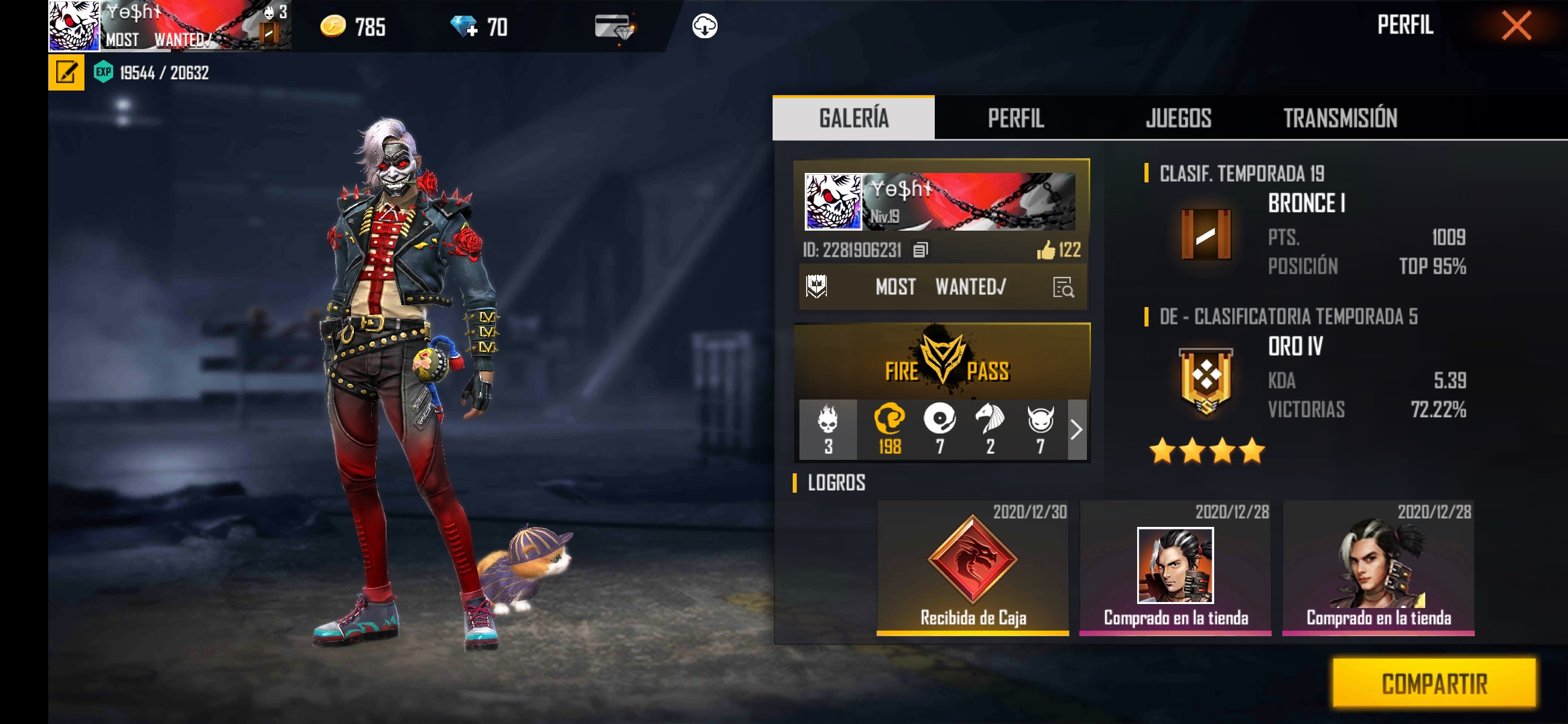 Free Fire account Europe EpicNPC Marketplace