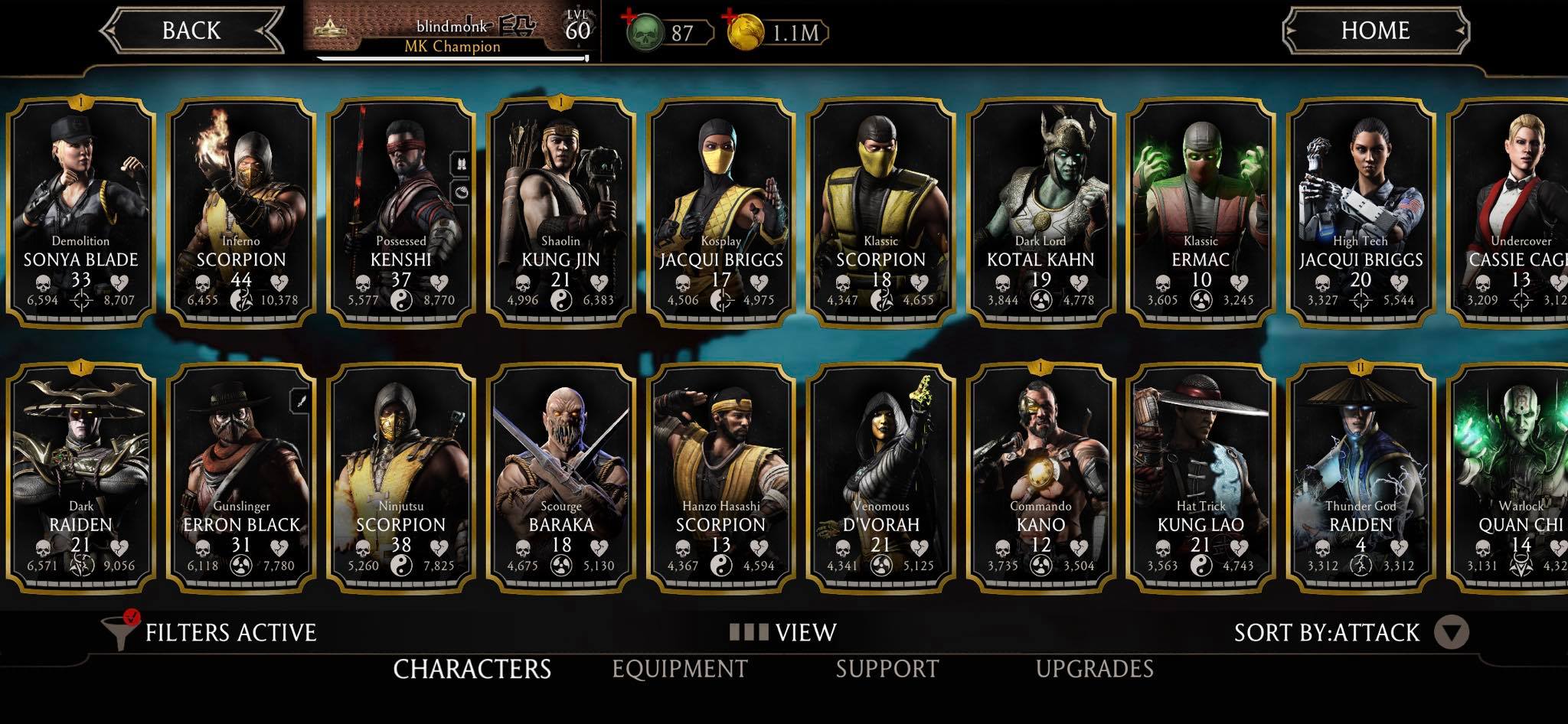 Mortal Kombat mobile account EpicNPC Marketplace