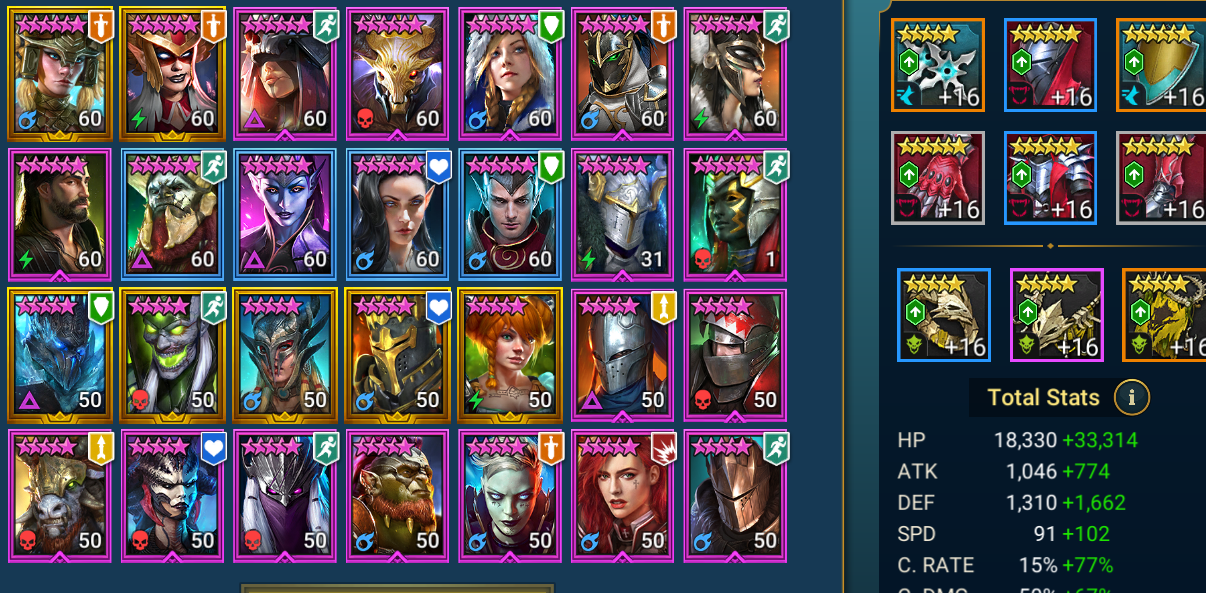 Raid Shadow Legends Account for sale 450 EpicNPC Marketplace