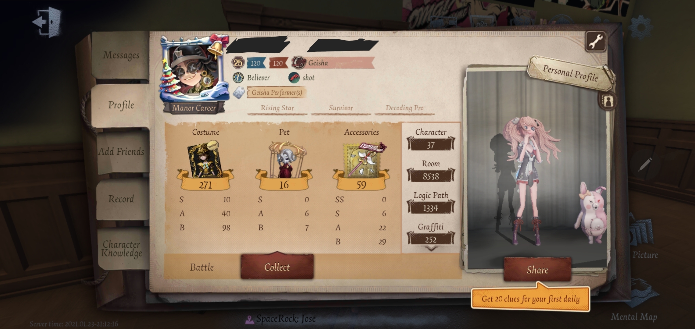 Selling Identity v account EpicNPC Marketplace