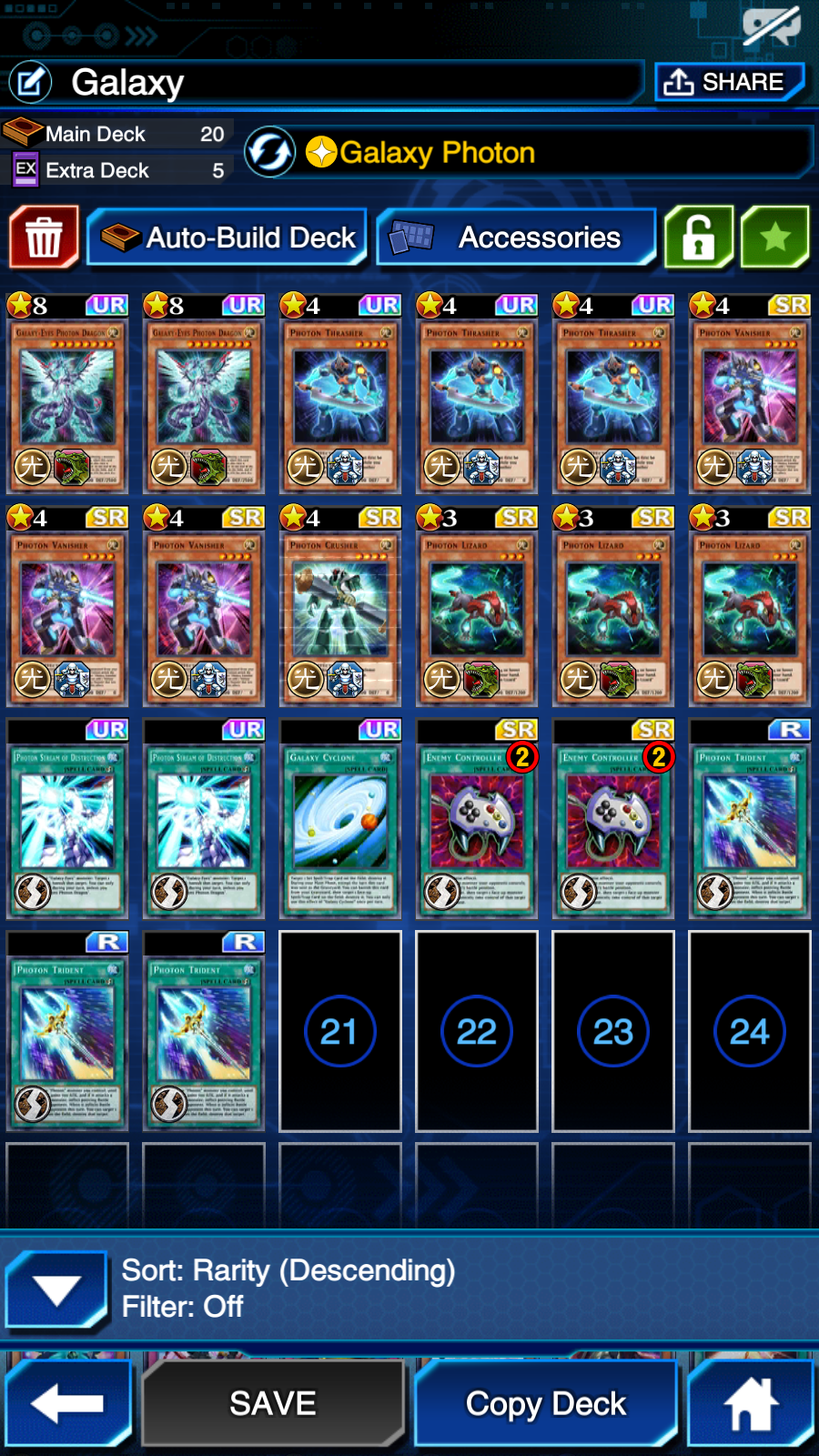 Galaxy Eyes Photon Dragon Deck Duel Links Meta Merryheyn