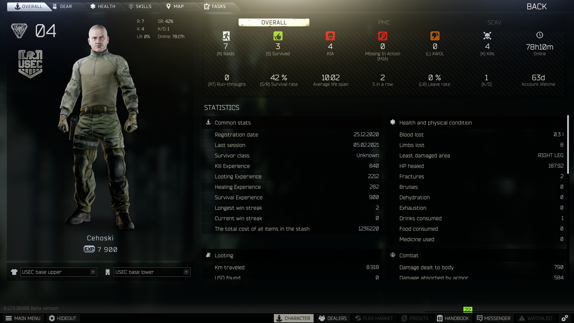 Selling EFT Account almost untouched 30 EpicNPC Marketplace