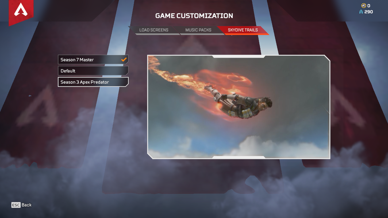 Apex How To Get Skydive Trails