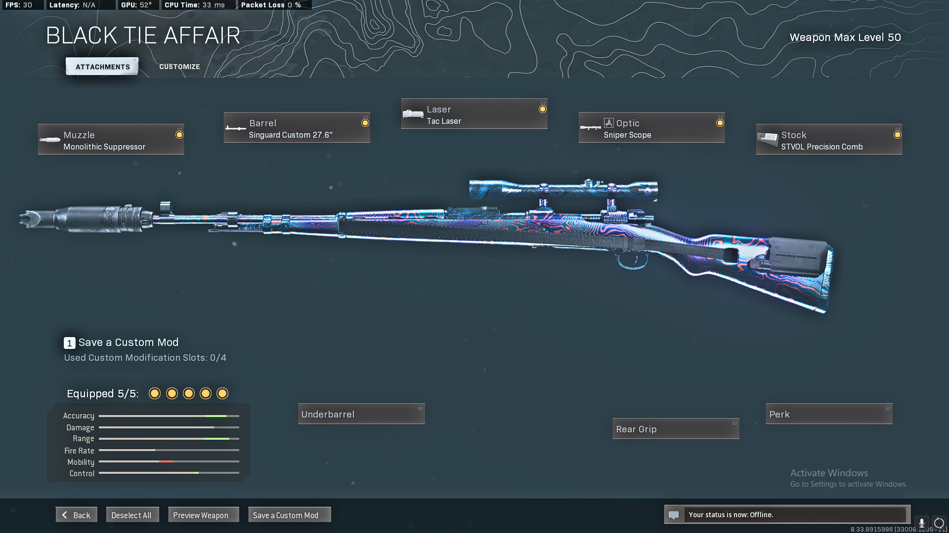Selling Call of duty warzone Damascus /cold war account; Price 600