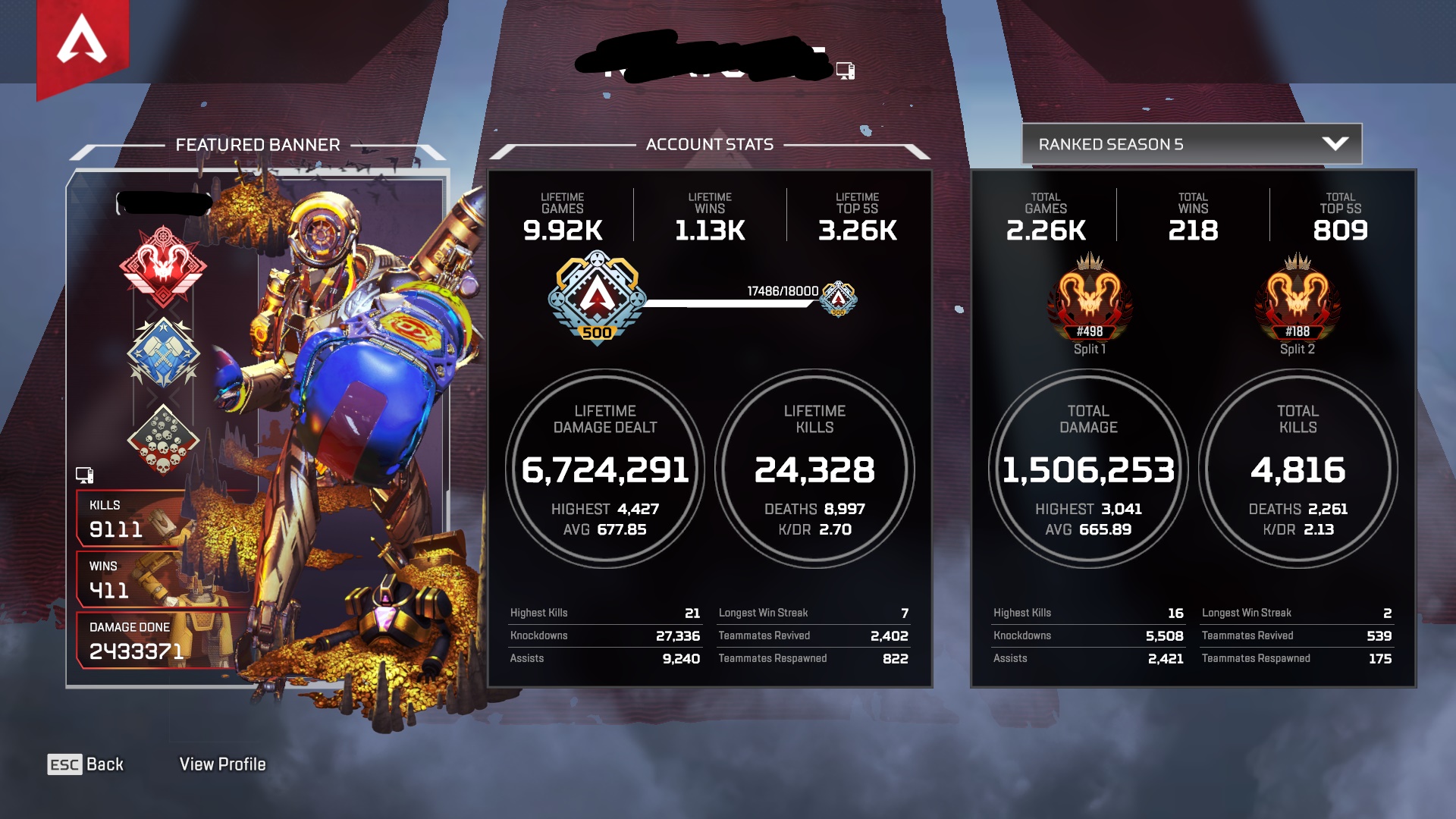 Selling Apex Legends Pred / Masters / DM Discord rMatosss0001