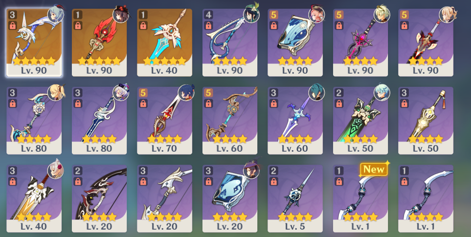 BOUGHT [AR56][300 USD] Ganyu(c1)+Amos(r3)+hu tao+homa