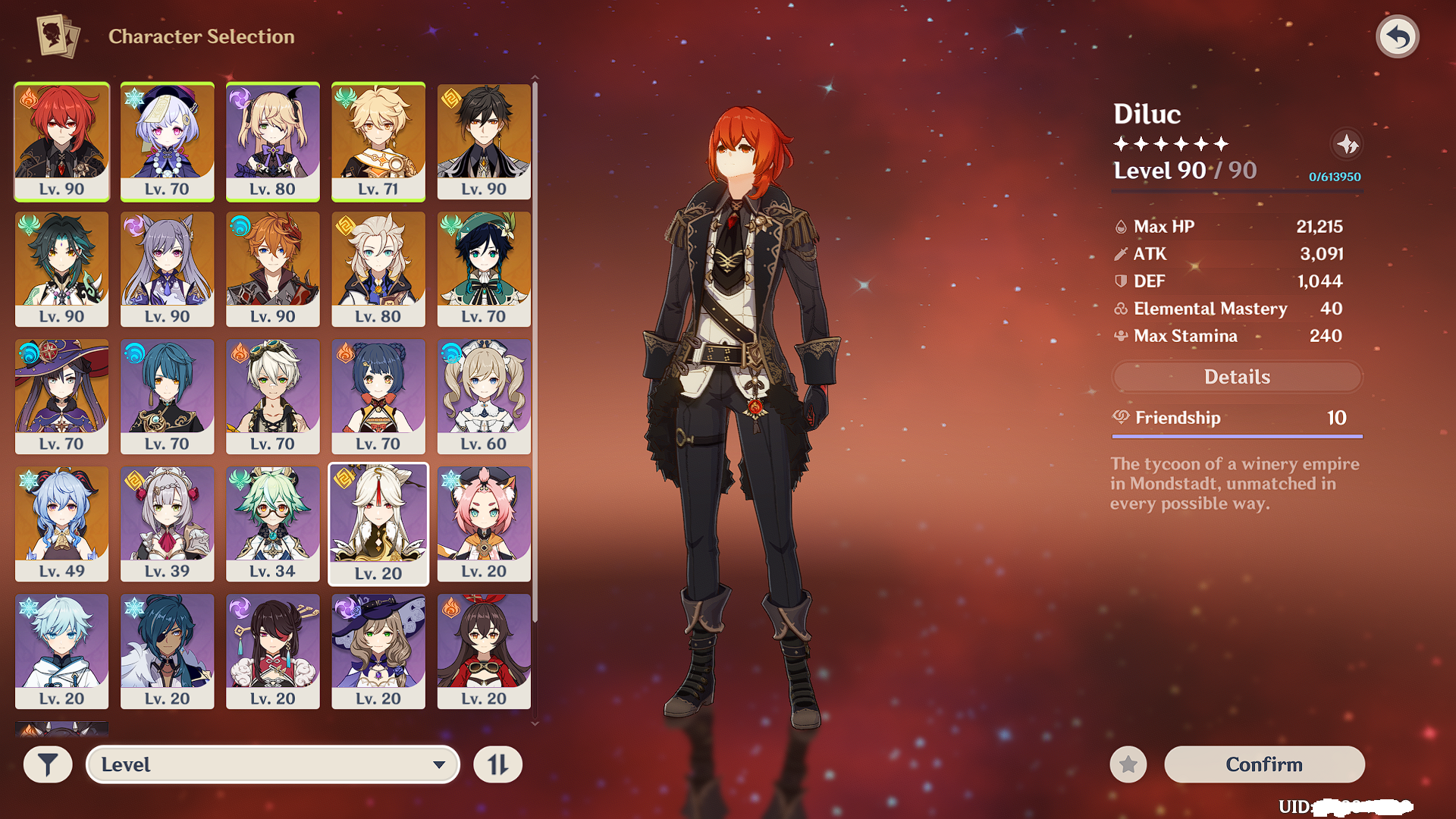 Genshin Impact Eu Account Lvl 55 Almust All Characters Epicnpc Marketplace