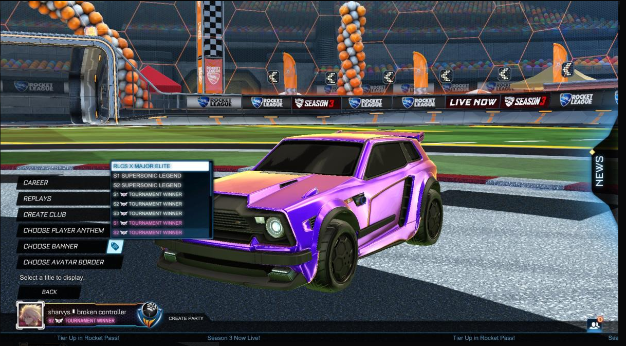 rlcs x major elite with alot tags EpicNPC Marketplace