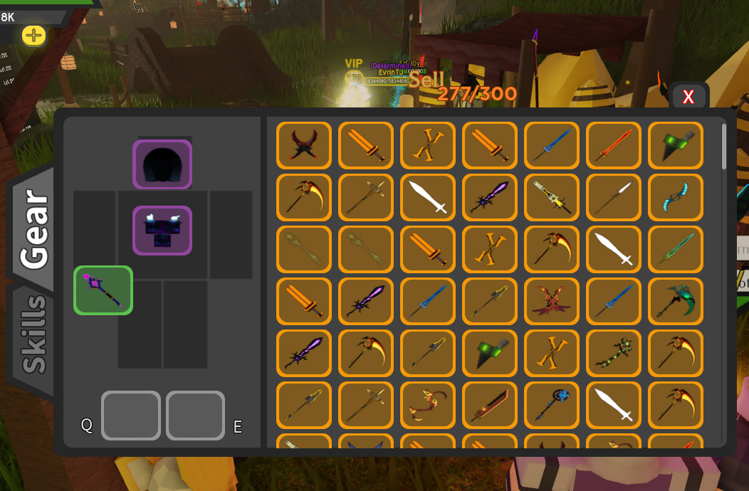 Selling Selling Dungeon Quest Inventory for 70 EpicNPC Marketplace