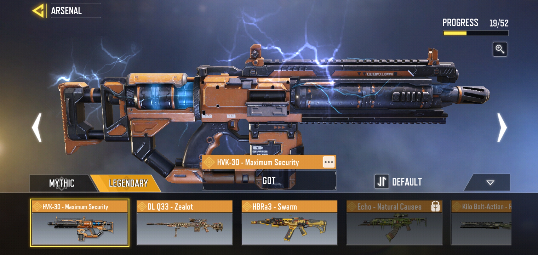 type 19 skins codm