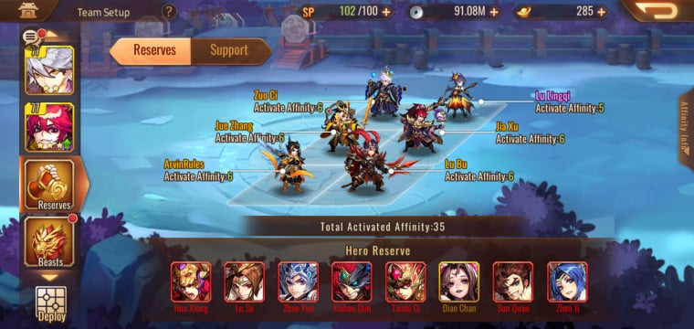 Sold Vip 9 With Warlord 4 Mythic Hero And 7 Legendary Heroes Epicnpc Marketplace