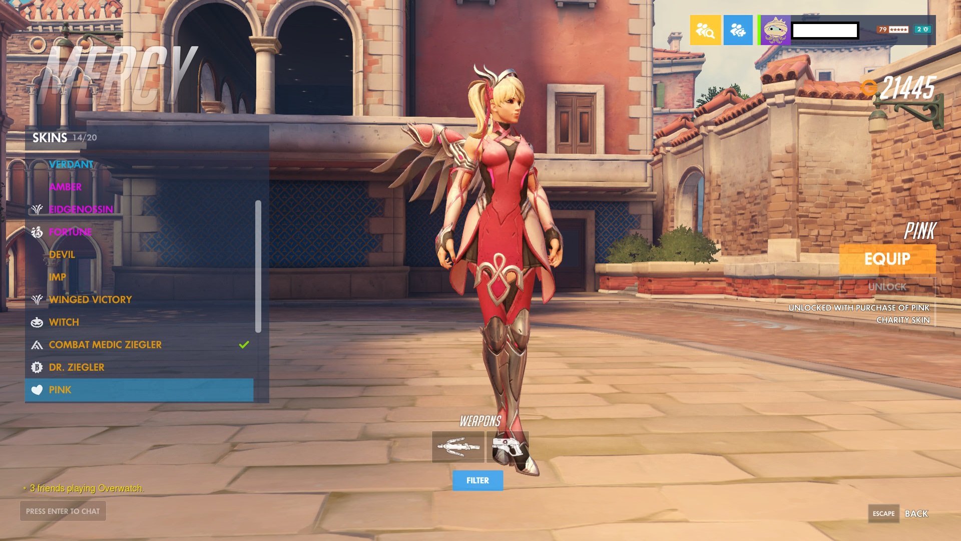 SOLD Pink Mercy Account EpicNPC Marketplace