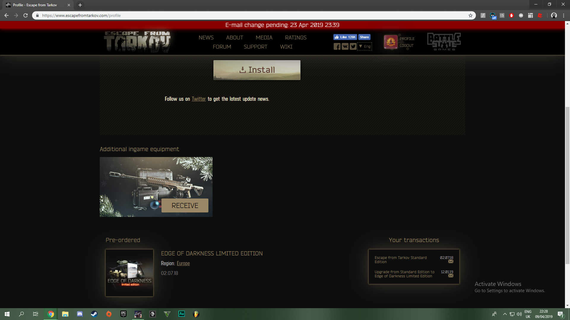 Sold Escape From Tarkov Eod Edition Eu Epicnpc Marketplace Sold Escape From Tarkov Eod Edition Eu Epicnpc Marketplace