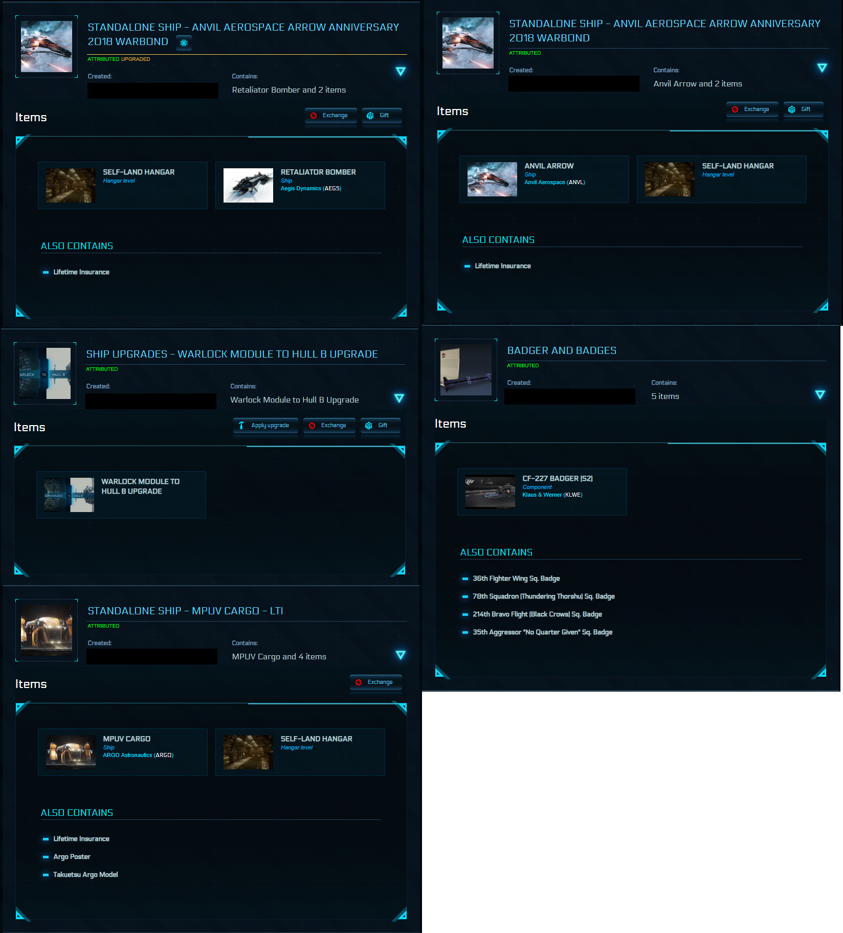 Star Citizen Account For Sale 4115 USD Is 500 Off The Total Value 
