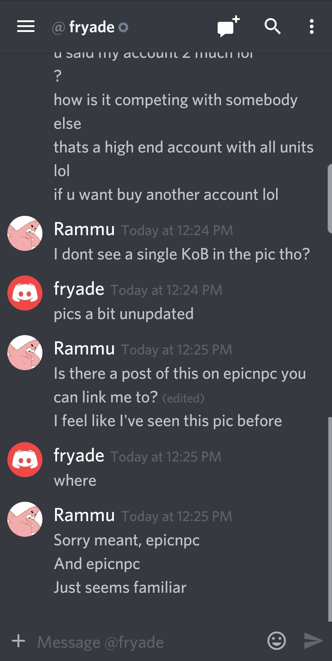 buy lol account on Bought Bought However Warning Of Discord User Fryade 4729 Epicnpc Marketplace