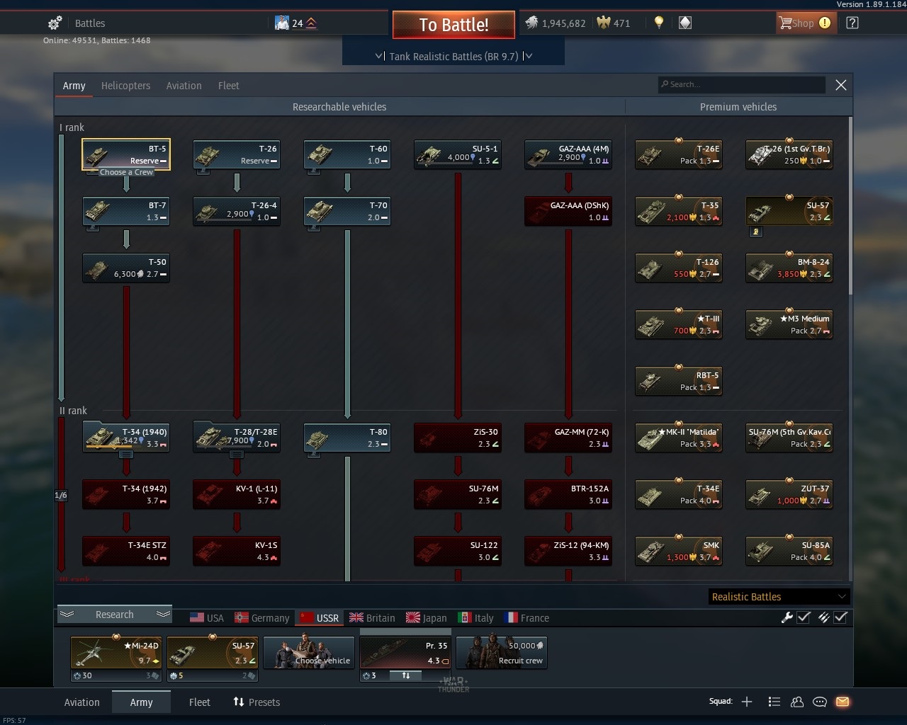 Selling War Thunder low level have more Vehicle premium and 2