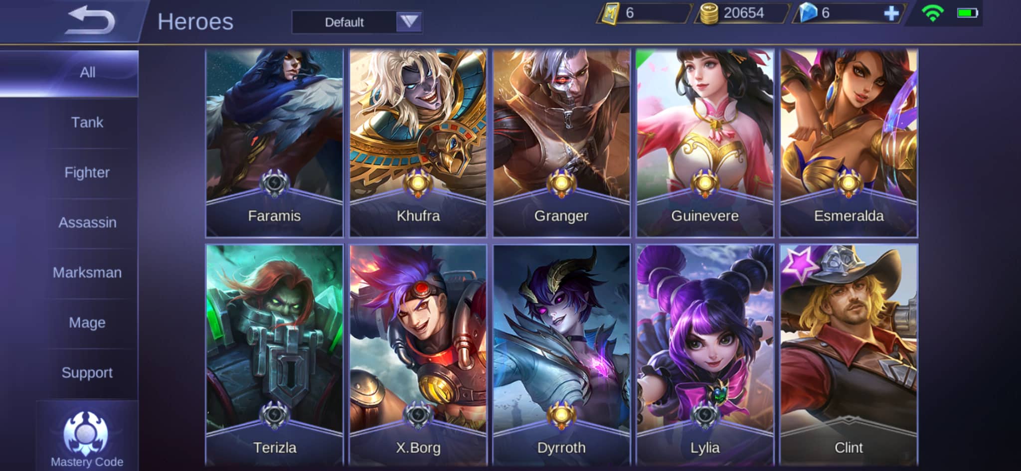 Selling Mobile Legends Mythical Glory 68 Stars 49 Skins W Kof Gusion And Starlight Epicnpc Marketplace