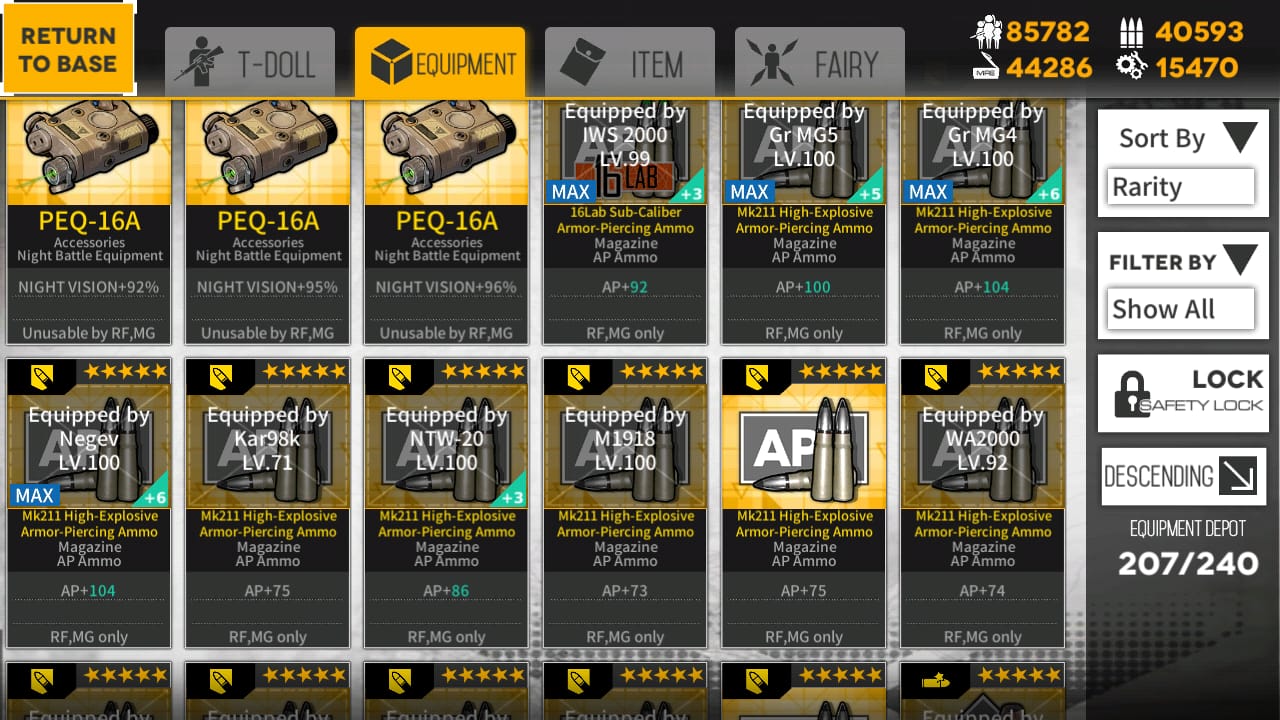 Sold Girls Frontline En End Game 93 Col Lv110 Full Collab Tdoll 90 Negotiable Epicnpc Marketplace