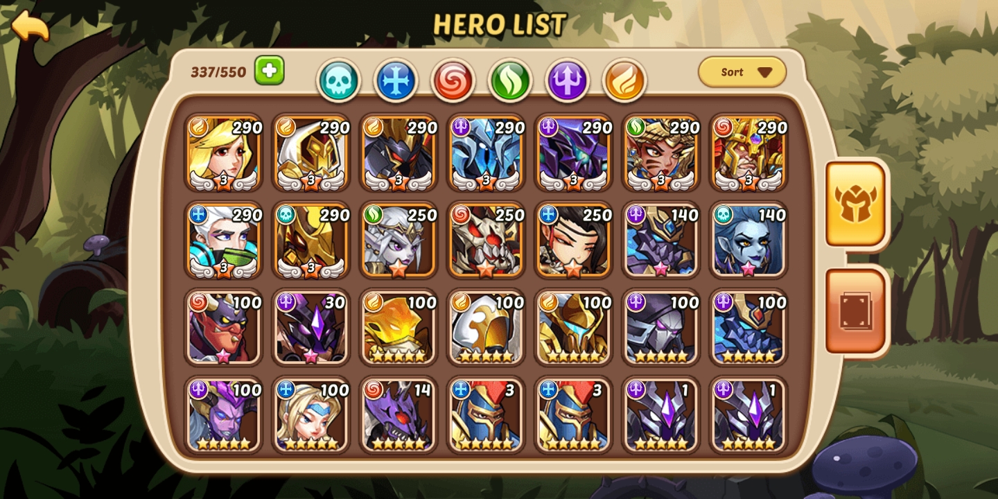Buying Idle heroes account EpicNPC Marketplace