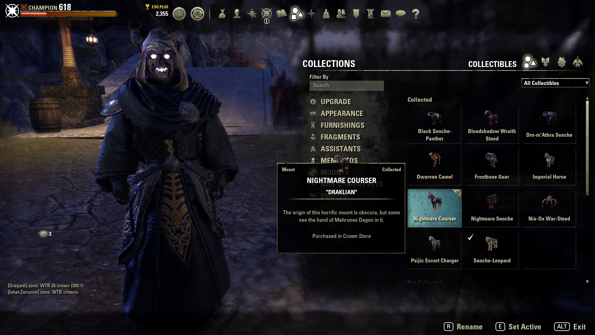 Eu Eso Stamina Nightblade 616 cp eso Plus,Relequen Gold 600k gold 2355