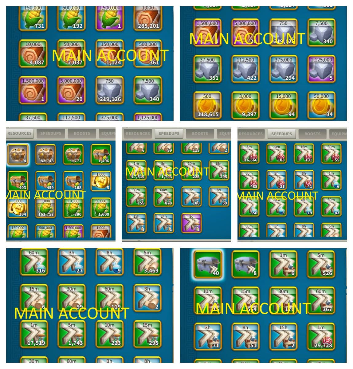 SOLD For Sale T5 ROK (Android) Account 62.5M with alt account 32M