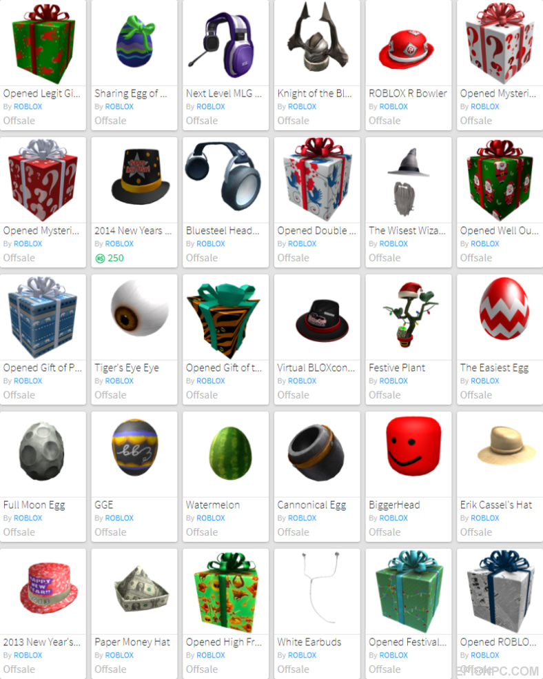 Sold Bc 2009 Roblox Account With Rare Offsale Items Epicnpc Marketplace - how to sell items on roblox without bc